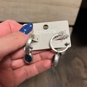 CHICO’S Silver Hoops